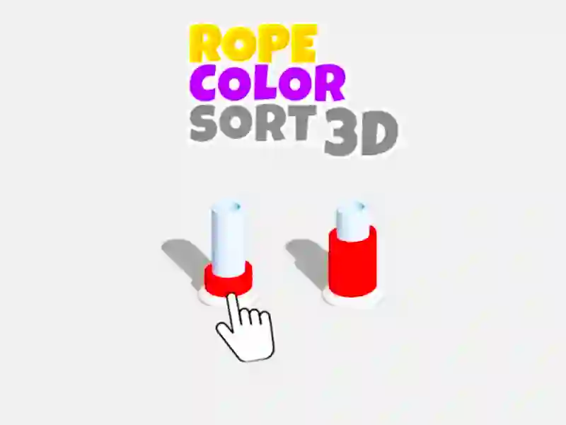 Žaidimas Virvės spalvos rūšiavimas 3D internete Žaidimas Virvės spalvos rūšiavimas 3D internete