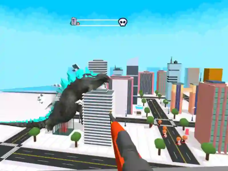 Žaidimas Milžinas norėjo monstro internete