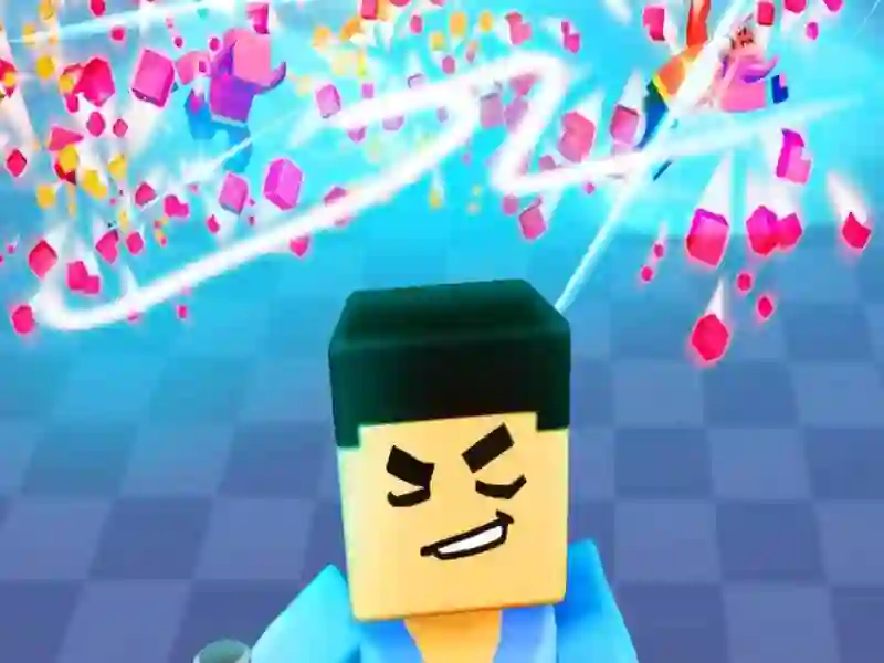 Žaidimas 3d bloko gladiatorius: kardų piešimas internete