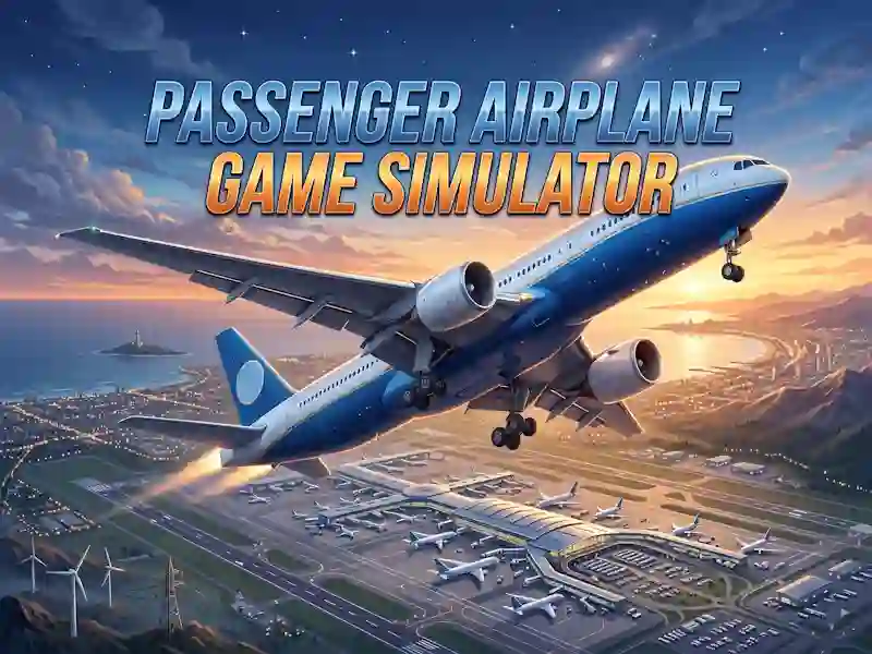 Žaidimas Passenger Airplane Game Simulator internete