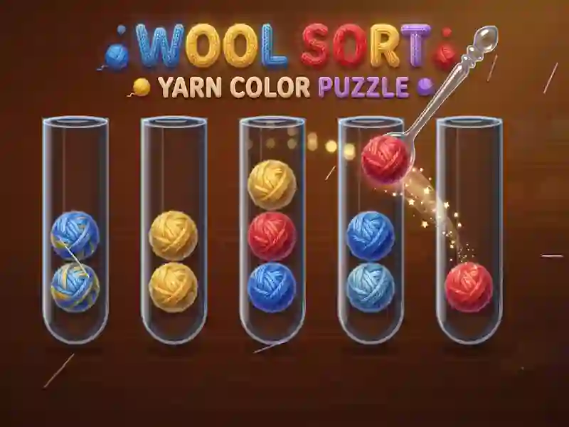 Žaidimas Wool Sort Yarn Color Puzzle internete