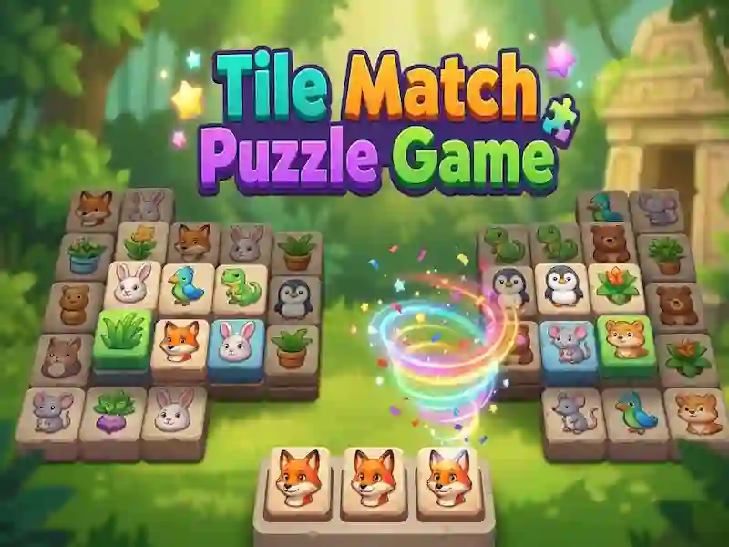 Žaidimas Dėlionės žaidimas „Tile Match“. internete