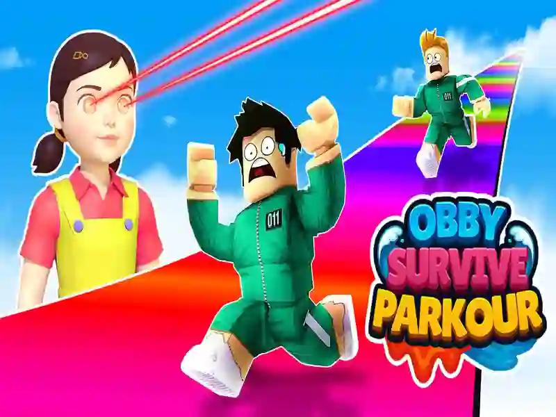 Žaidimas Obby išgyvena parkour internete