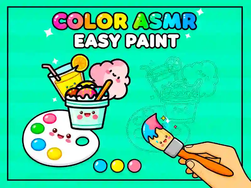 Žaidimas Spalva Asmr Easy Paint internete