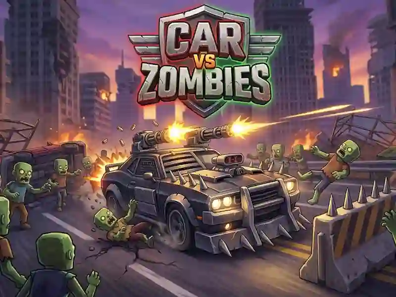 Žaidimas Car VS Zombies internete