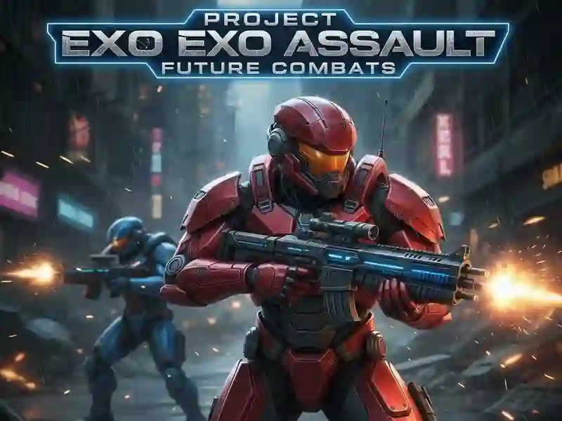 Žaidimas Projektas „Exo Assault Future Combats“. internete