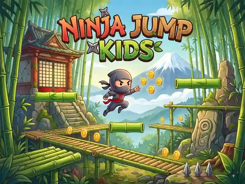 Žaidimas Ninja Jump Kids internete