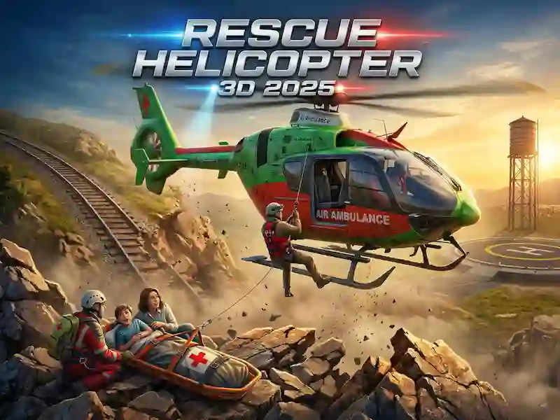 Žaidimas Rescue Helicopter 3d 2025 internete
