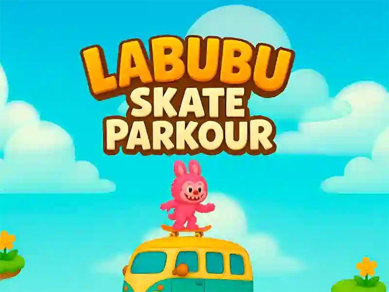 Žaidimas „Labubu Skate parkour“ internete Žaidimas „Labubu Skate parkour“ internete