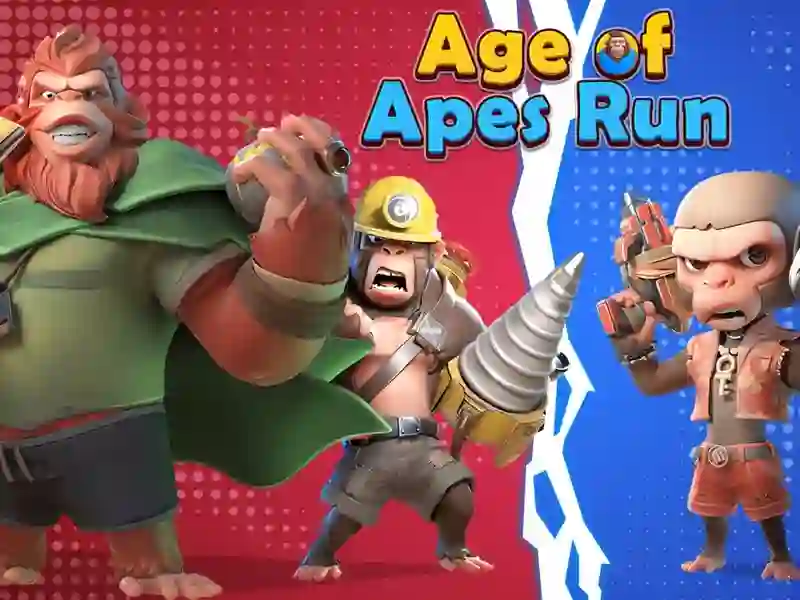 Žaidimas Bėga beždžionių amžius internete