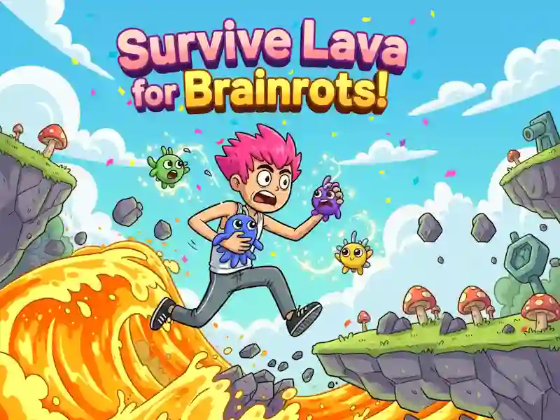 Žaidimas Survive Lava for Brainrots! internete