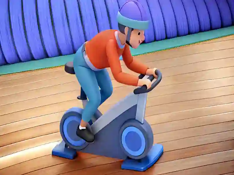 Žaidimas Sporto salės treniruoklis internete
