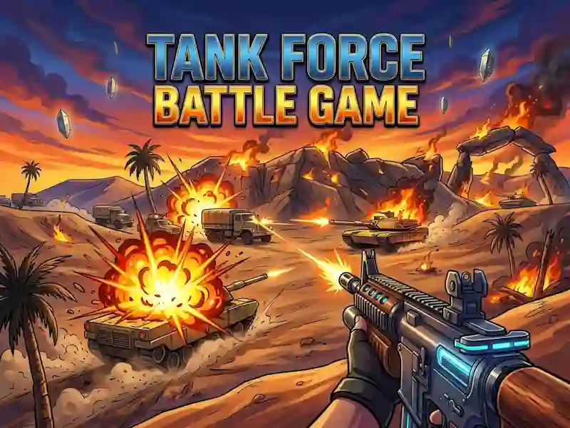 Žaidimas Tank Force Battle Game internete