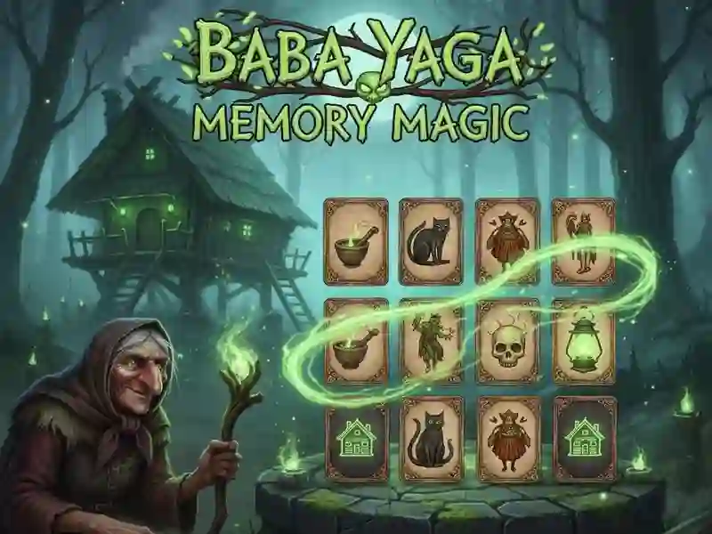 Žaidimas Baba Yaga atminties magija internete