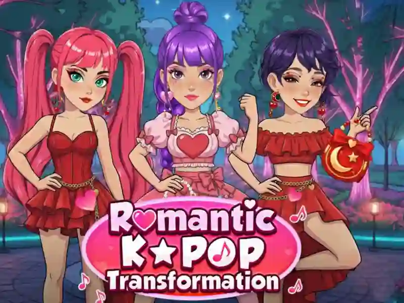 Žaidimas Romantiška K Pop transformacija internete