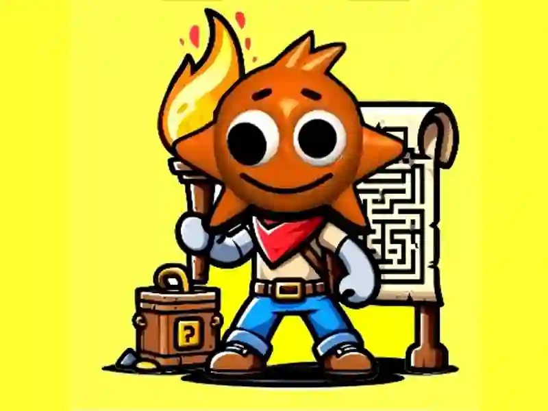 Žaidimas „Sprunki Torches“ labirintas internete