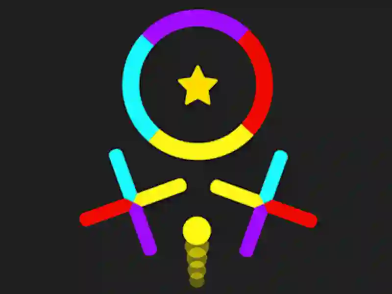 Žaidimas Rutulio šuolis perjunkite spalvas internete