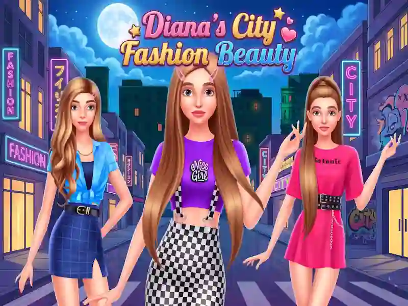 Žaidimas Diana's City Fashion Beauty internete
