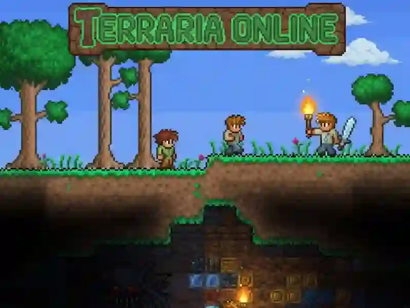 Žaidimas Terraria Online internete