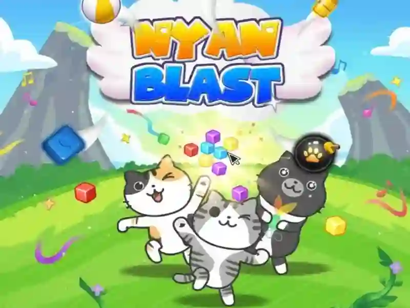 Žaidimas Nyan Blast internete