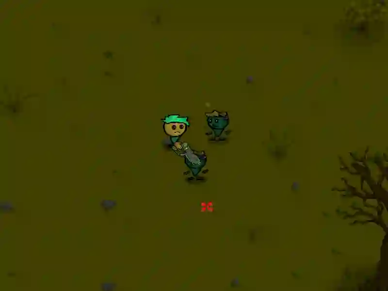 Žaidimas Zombiai ir ginklai internete