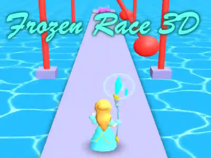 Žaidimas Frozen Race 3D internete