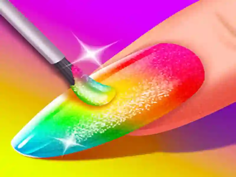 Žaidimas Mergaičių mados nagų salonas internete