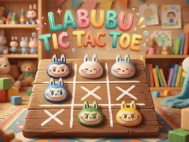 Žaidimas Labubu Tic Tac Toe internete