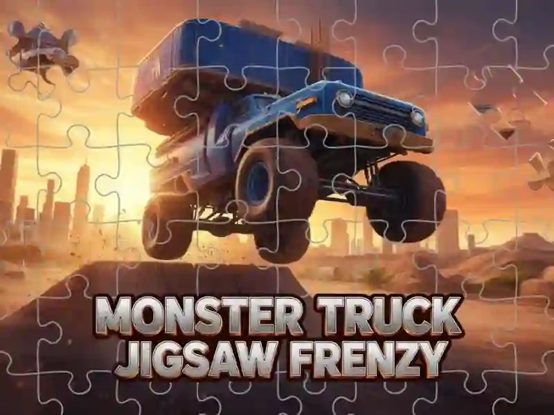 Žaidimas Monster Truck Jigsaw Frenzy internete
