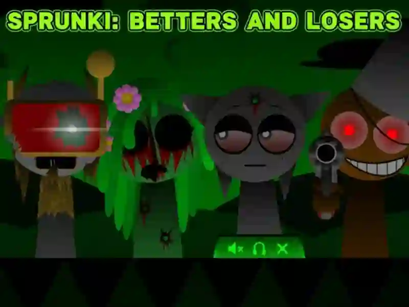 Žaidimas Sprunki: Geriau ir pralaimi internete