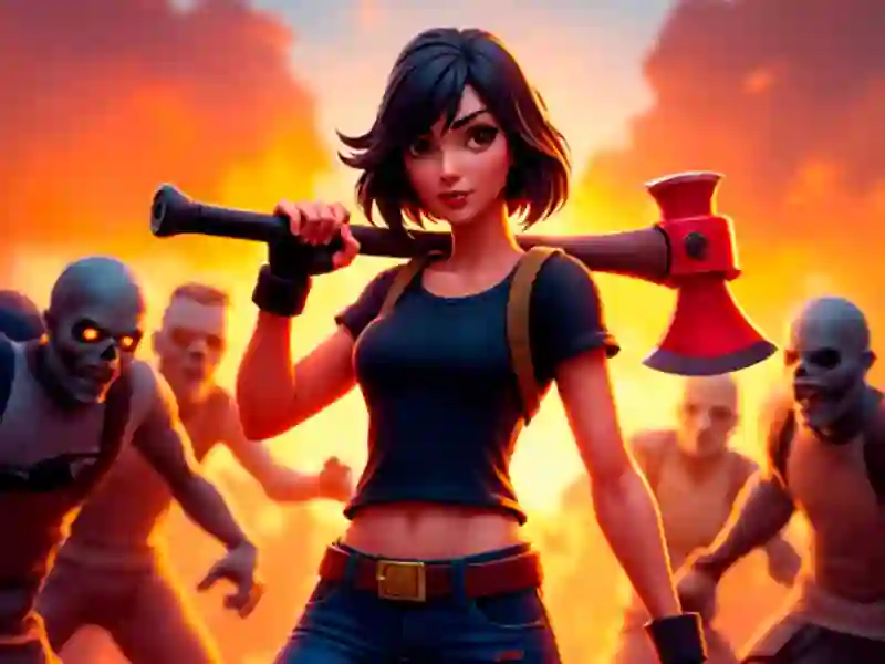 Žaidimas „Loop Survivors Zombie City“ internete