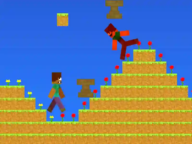 Žaidimas „Noob vs Pro“, bet „Anvil Rain Minecraft“ internete