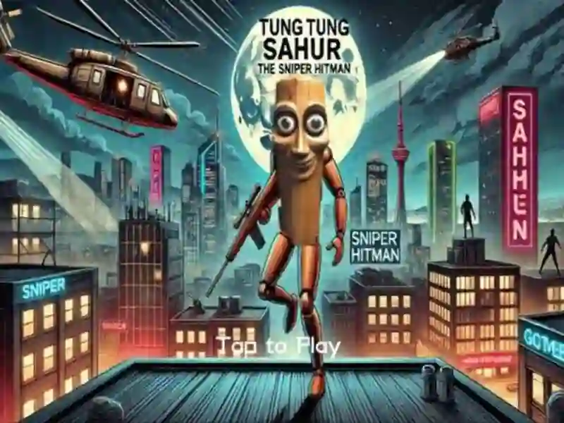 Žaidimas Tung Tung Sahur snaiperio hitmanas internete