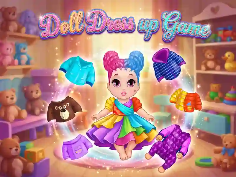 Žaidimas Doll Dress up Game internete