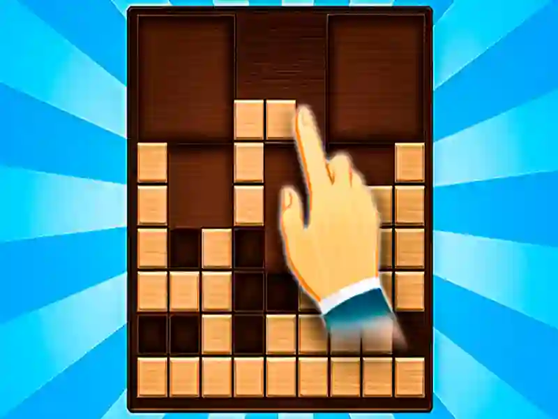 Žaidimas Išspręskite kubo medinius blokus 2D internete
