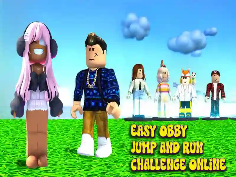 Žaidimas Lengvas „Obby Jump“ ir „Run Challenge Online“ internete