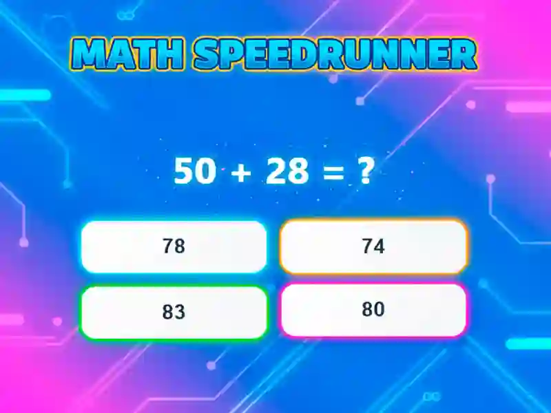 Žaidimas Math Speedrunner internete