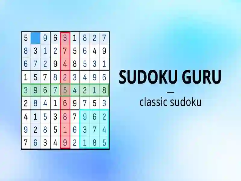 Žaidimas Sudoku guru internete Žaidimas Sudoku guru internete