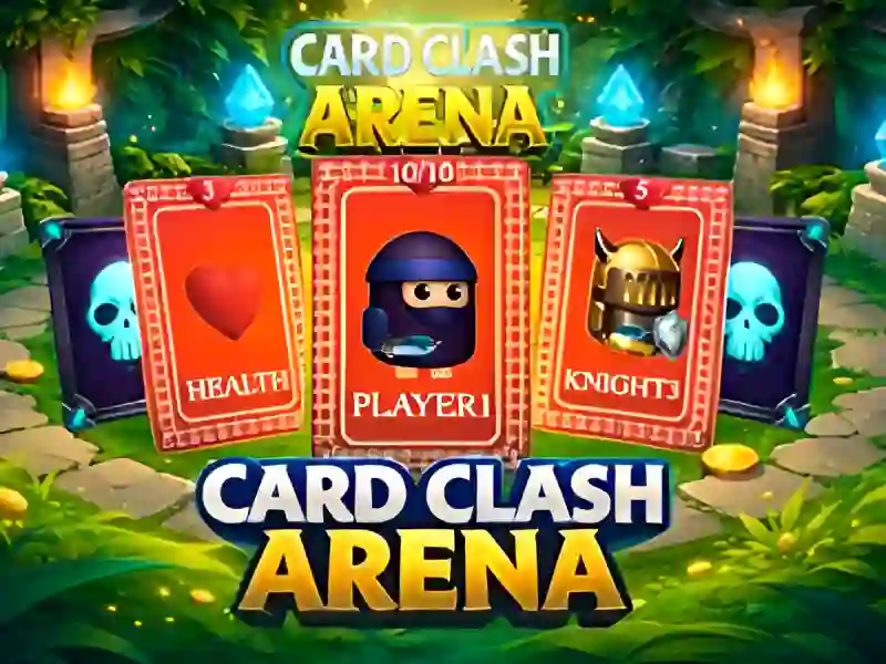 Žaidimas „Card Clash“ arena internete