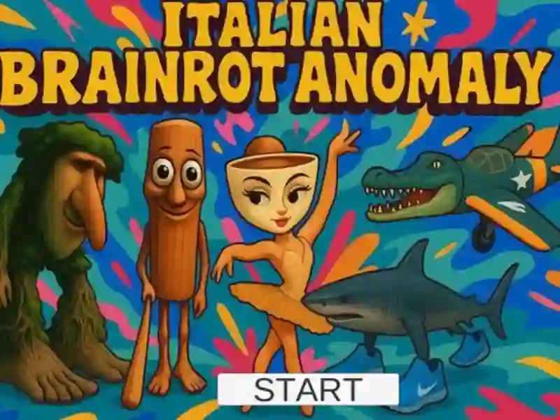 Žaidimas Italijos „Brainrot“ anomalija internete