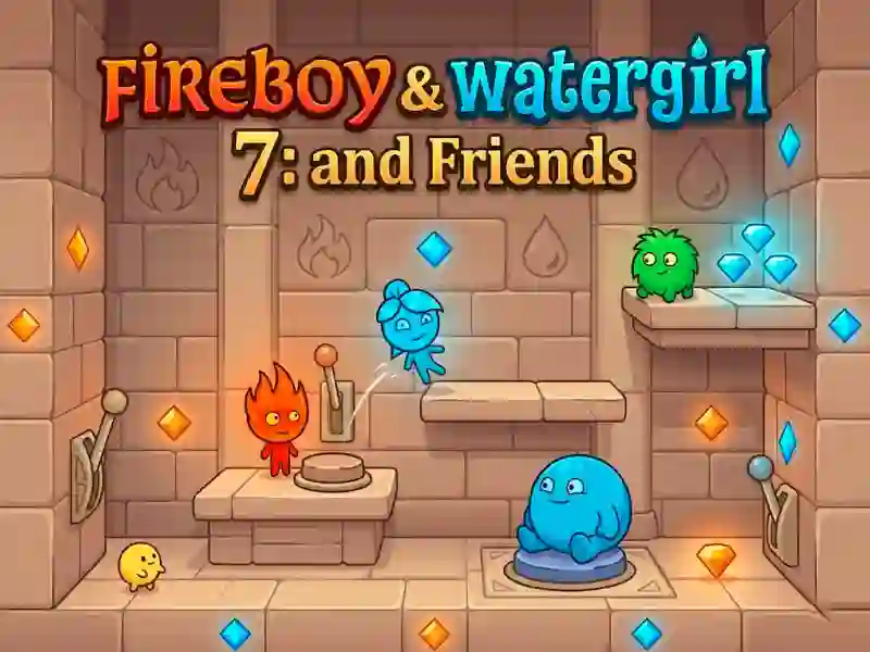 Žaidimas Fireboy & Watergirl 7: and Friends internete