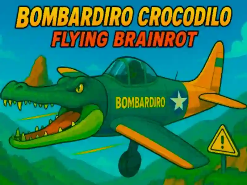 Žaidimas Bombardiro crocodilo skraidantis smegenis internete