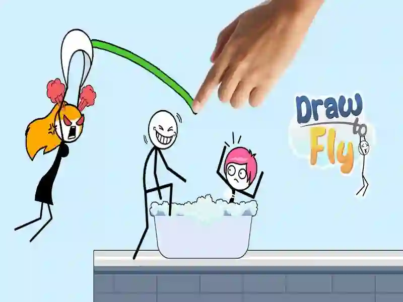 Žaidimas Draw to Fly internete Žaidimas Draw to Fly internete