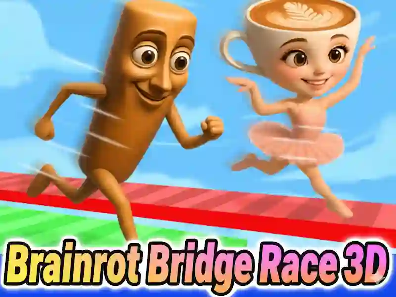 Žaidimas Brainrot Bridge Race 3D internete