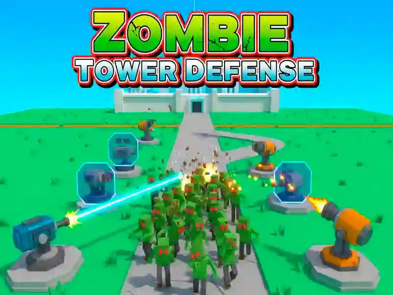 Žaidimas Zombių bokšto gynyba internete