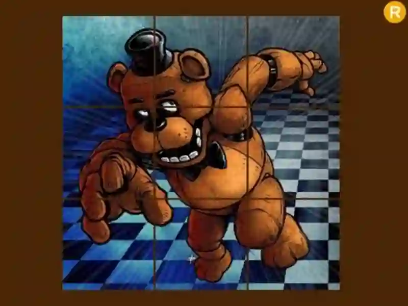Žaidimas Fnaf Freddy stumdomas galvosūkis internete