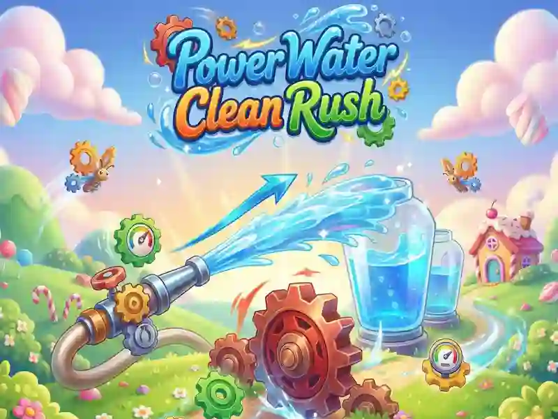Žaidimas Power Water Clean Rush internete