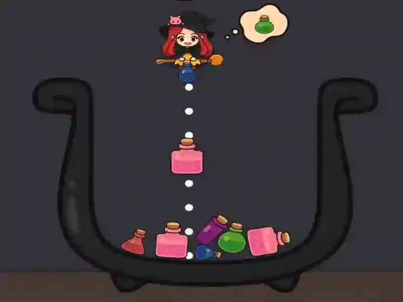 Žaidimas Potion sujungia raganą internete