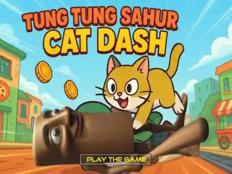 Žaidimas Tung Tung Sahur Cat Dash internete