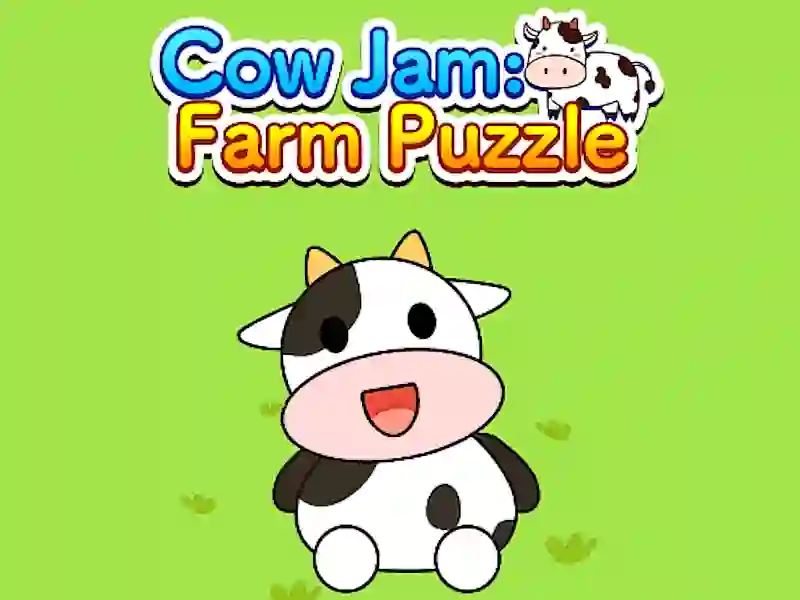 Žaidimas Cow Jam Farm puzzle internete
